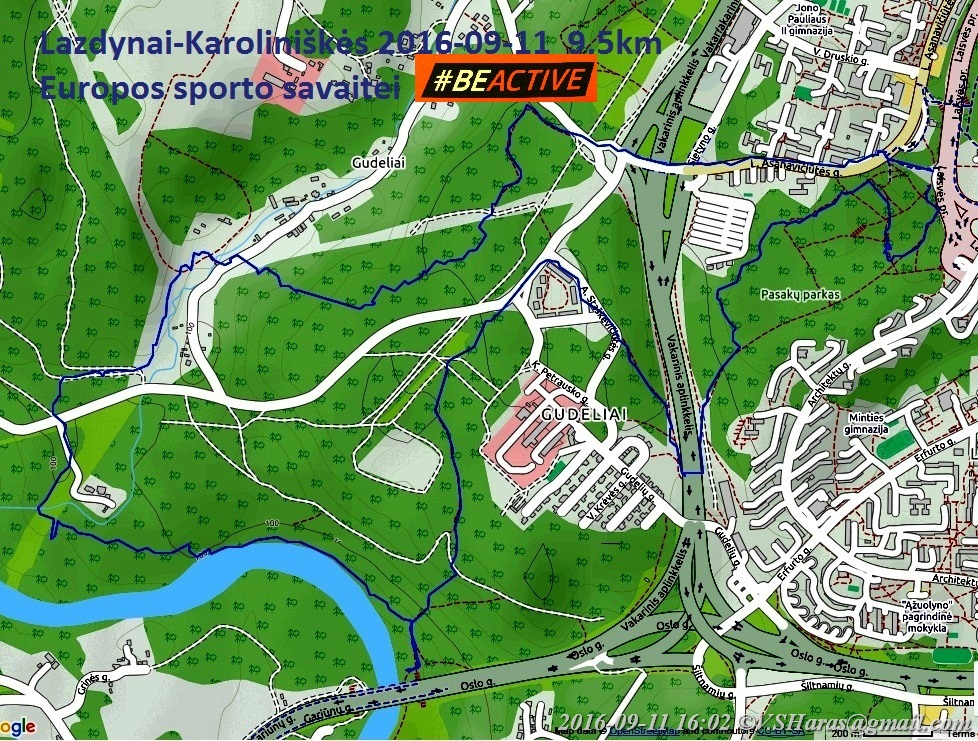 2016-09-11 Keliautojų renginio, skirto Europos sporto savaitei akimirkos
