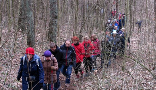 2017-03-26 Pėsčiųjų žygio Riovonių miške akimirkos