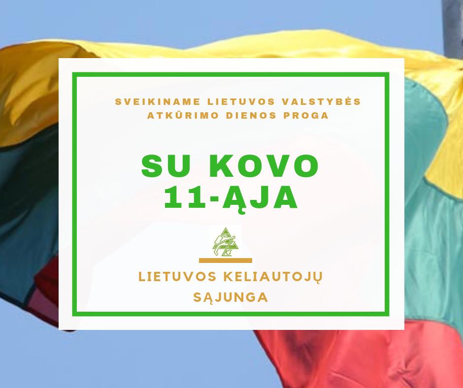 Sveikiname Lietuvos valstybės atkūrimo dienos proga!